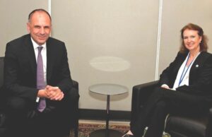 Συνάντηση με την Υπουργό Εξωτερικών της Αργεντινής είχε ο Γιώργος Γεραπετρίτης στον ΟΗΕ