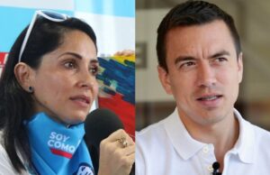 Ο Ντανιέλ Νομπόα και η αριστερή Λουίζα Γκονζάλες στον δεύτερο γύρο στις εκλογές στο Εκουαδόρ