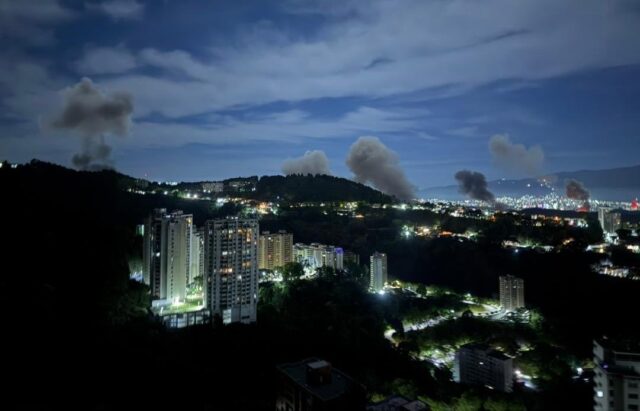 caracas venezuela bombardeo 1